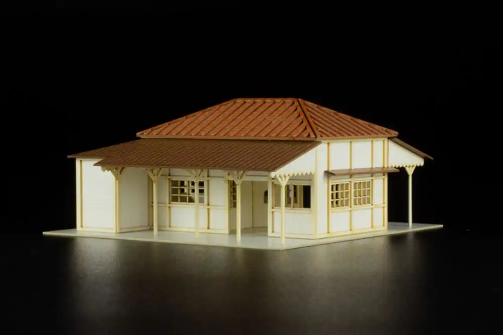 Original Character 1/150 Anitecture Paper Model Kit Station (Kominato Railway) 3 cm product photo