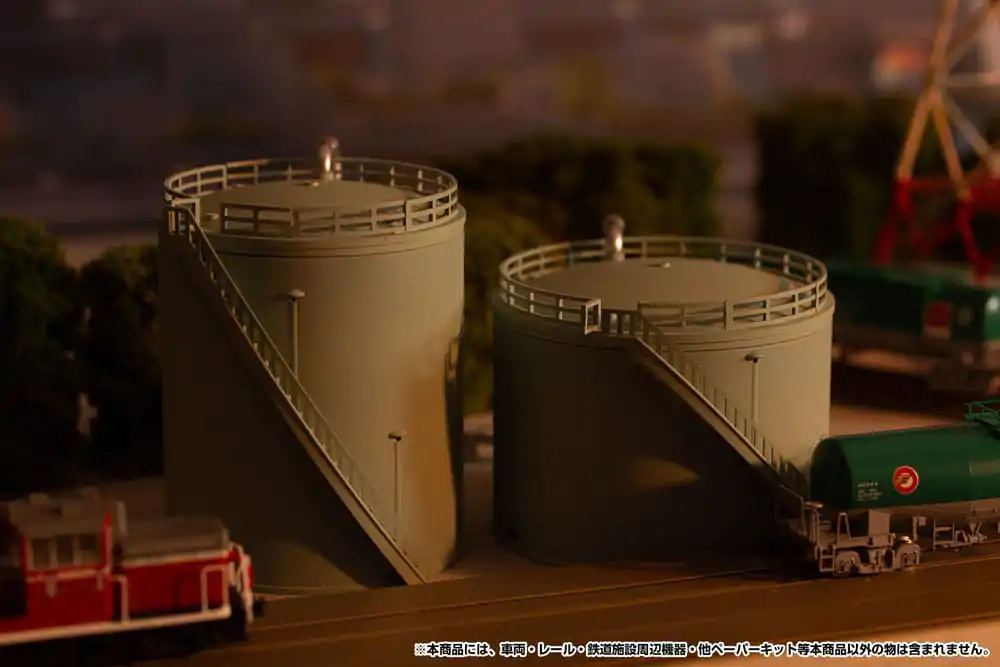 Original Character 1/150 Structure Plastic Model Kit (Storage Tanks) 8 cm product photo