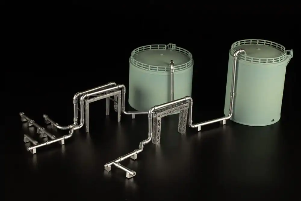 Original Character 1/150 Structure Plastic Model Kit (Storage Tanks) 8 cm product photo