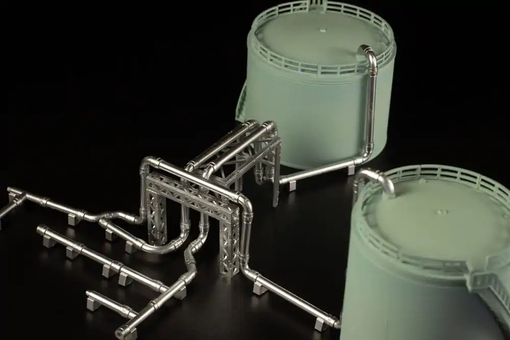 Original Character 1/150 Structure Plastic Model Kit (Storage Tanks) 8 cm product photo