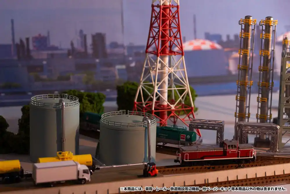 Original Character 1/150 Structure Plastic Model Kit (Storage Tanks) 8 cm product photo