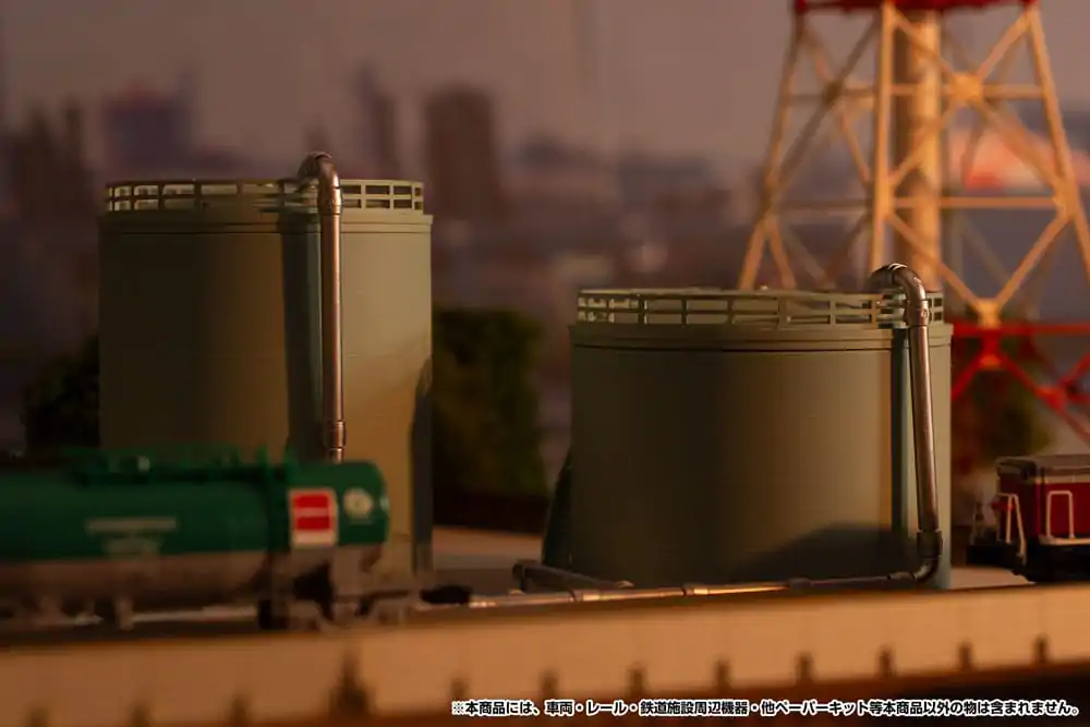 Original Character 1/150 Structure Plastic Model Kit (Storage Tanks) 8 cm product photo