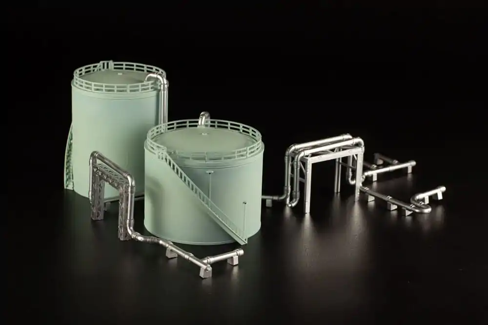 Original Character 1/150 Structure Plastic Model Kit (Storage Tanks) 8 cm product photo
