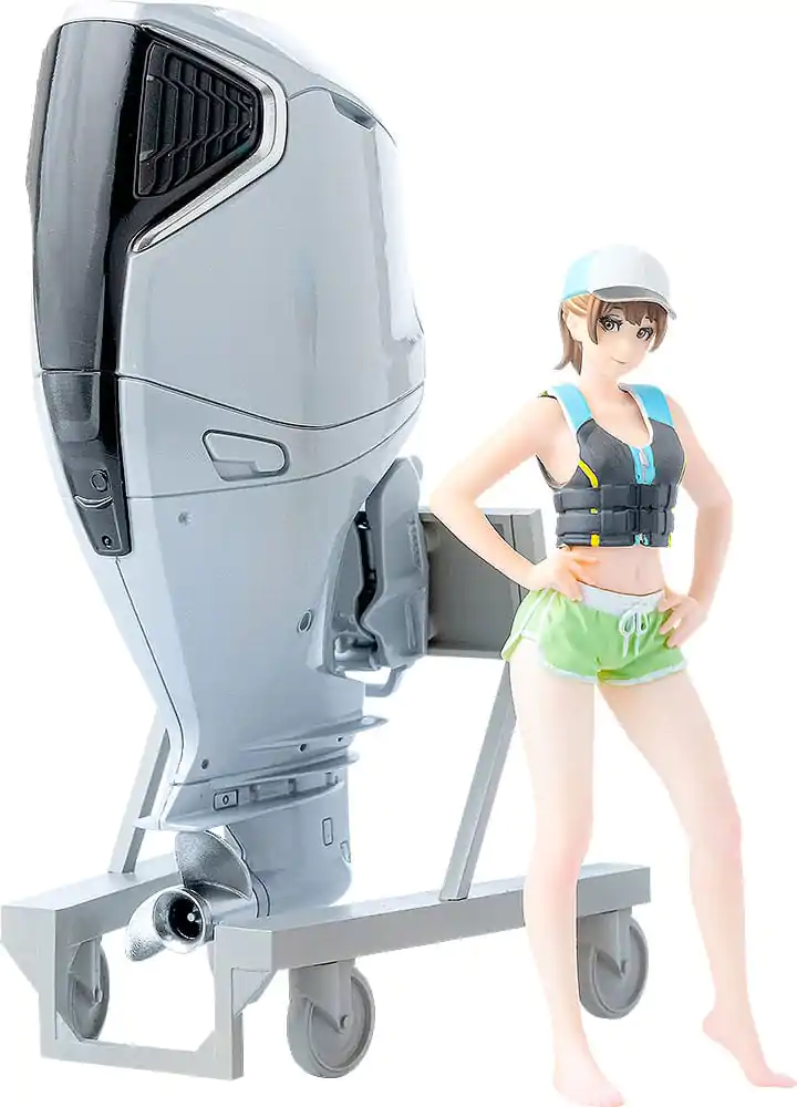 Original Character Plastic Model Kit 1/20 PLAMAX MF-88 minimum factory Minori with Honda BF350 Outboard Engine product photo