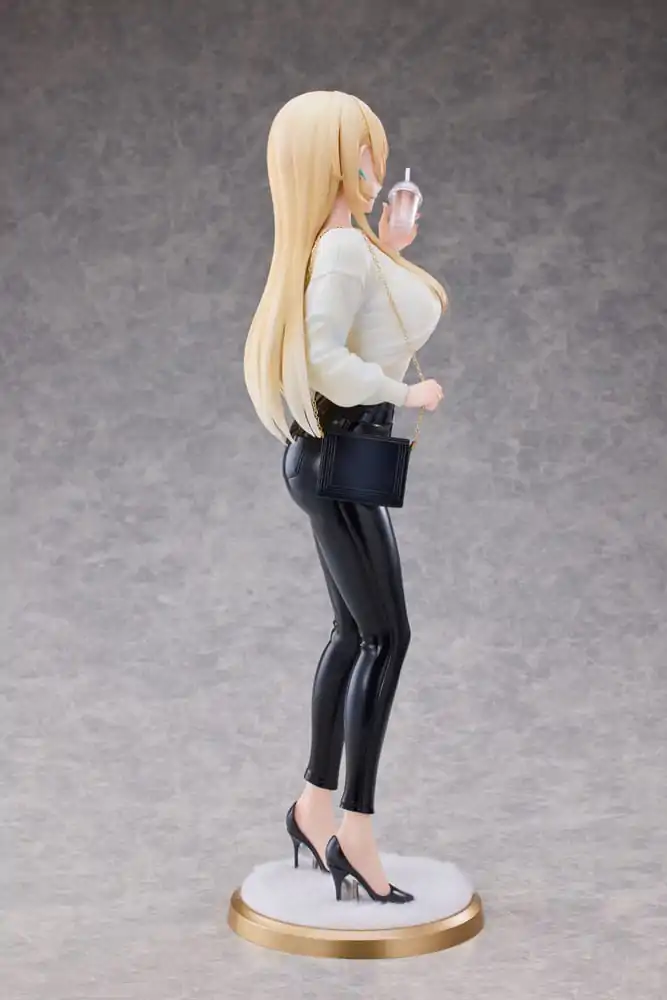 Original Character Statue 1/4 Aoi Koigakubo Illustrated by Fujiko Leather Pants Deluxe Edition 42 cm product photo