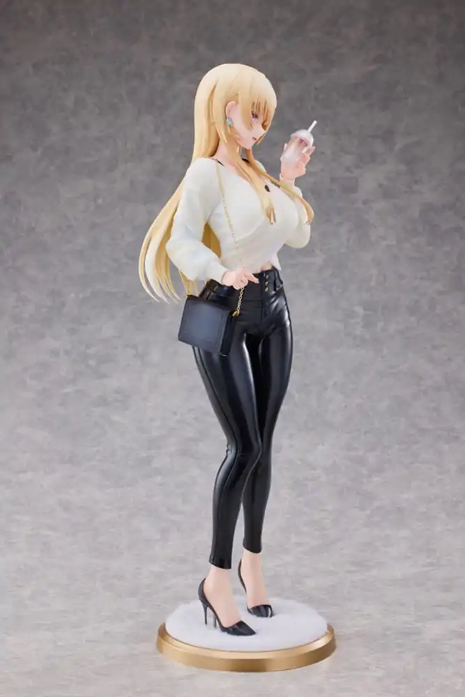 Original Character Statue 1/4 Aoi Koigakubo Illustrated by Fujiko Leather Pants Deluxe Edition 42 cm product photo