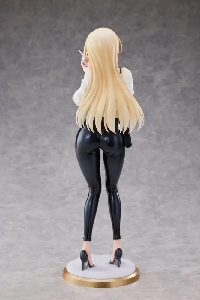 Original Character Statue 1/4 Aoi Koigakubo Illustrated by Fujiko Leather Pants Deluxe Edition 42 cm product photo