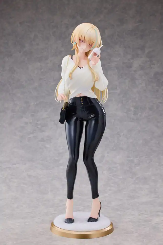 Original Character Statue 1/4 Aoi Koigakubo Illustrated by Fujiko Leather Pants Deluxe Edition 42 cm product photo