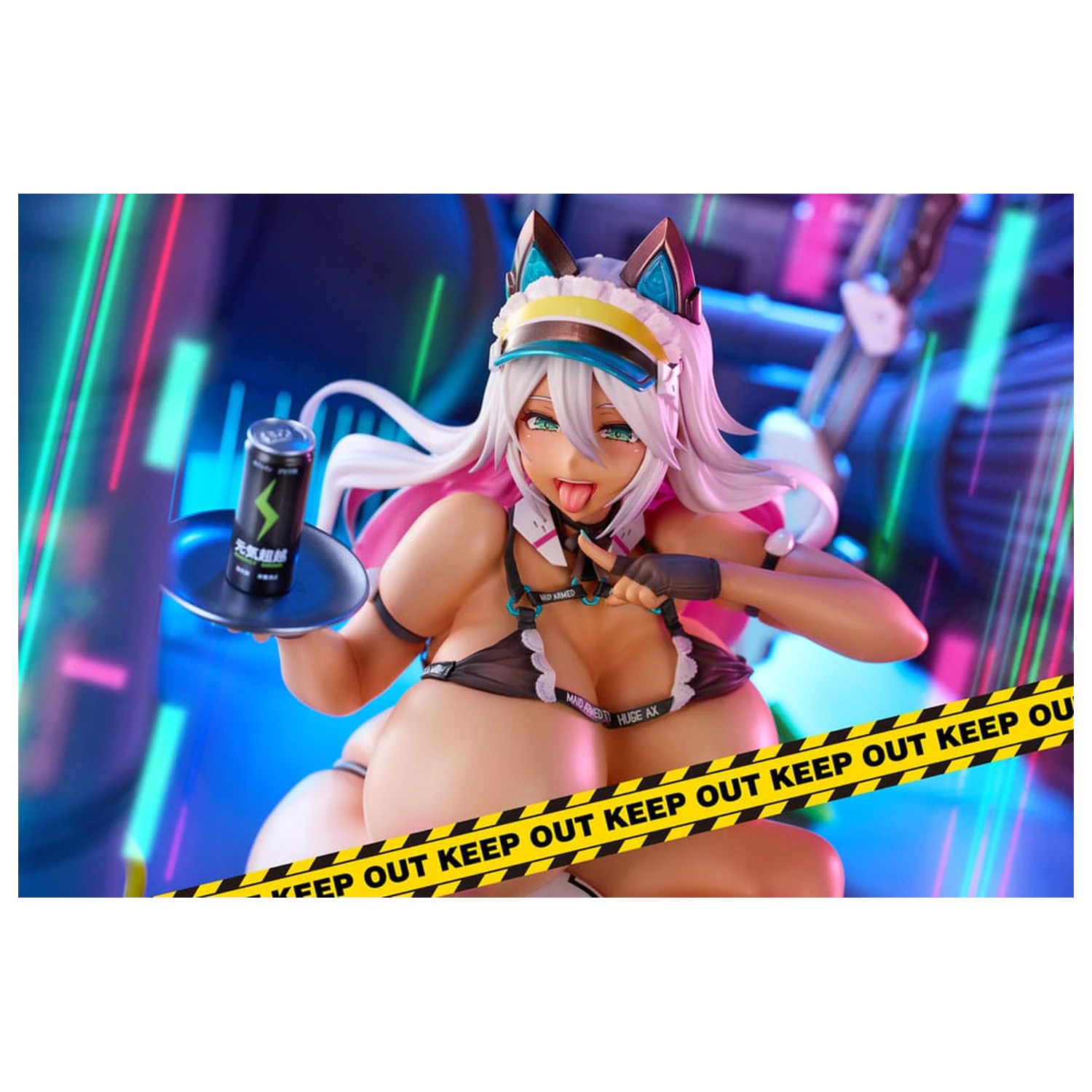 Original Character Statue 1/4 Meido-Busou: Ax Street ver. Pixel Philia Edition 37 cm      product photo