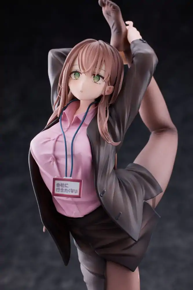 Original Character PVC Statue 1/6 OL-chan Who Doesn't Want to Go to Work Pink Ver. Deluxe Edition 26 cm termékfotó