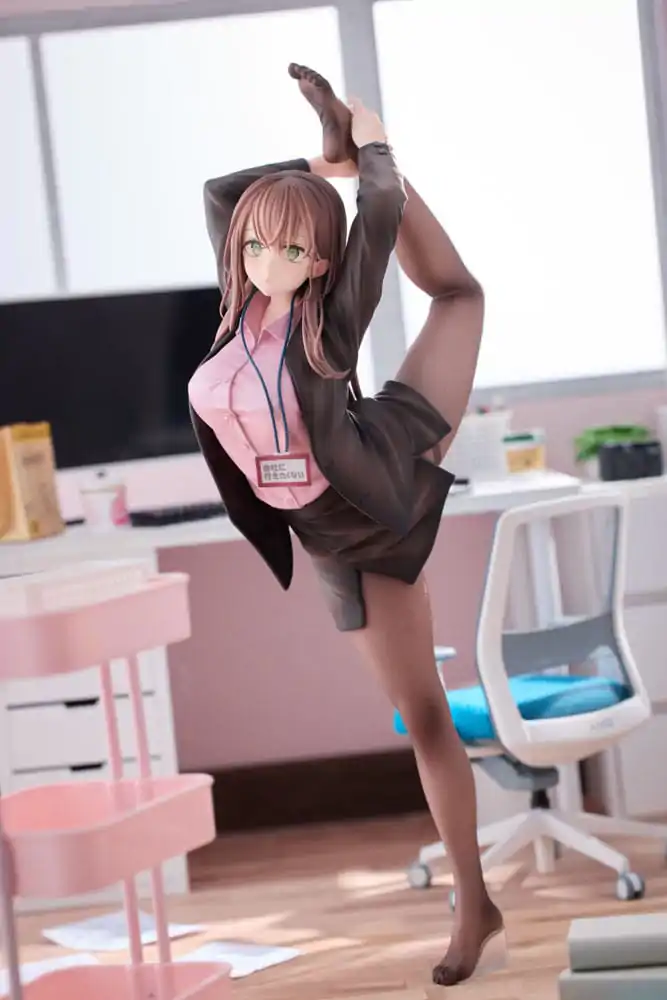 Original Character PVC Statue 1/6 OL-chan Who Doesn't Want to Go to Work Pink Ver. Deluxe Edition 26 cm termékfotó