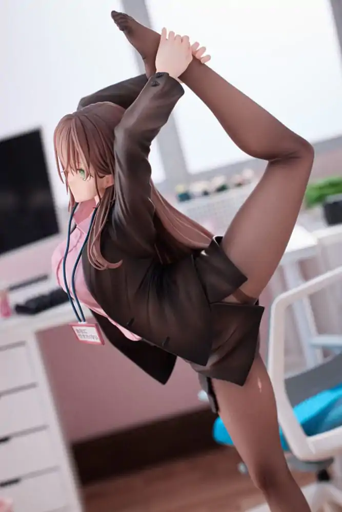 Original Character PVC Statue 1/6 OL-chan Who Doesn't Want to Go to Work Pink Ver. Deluxe Edition 26 cm termékfotó