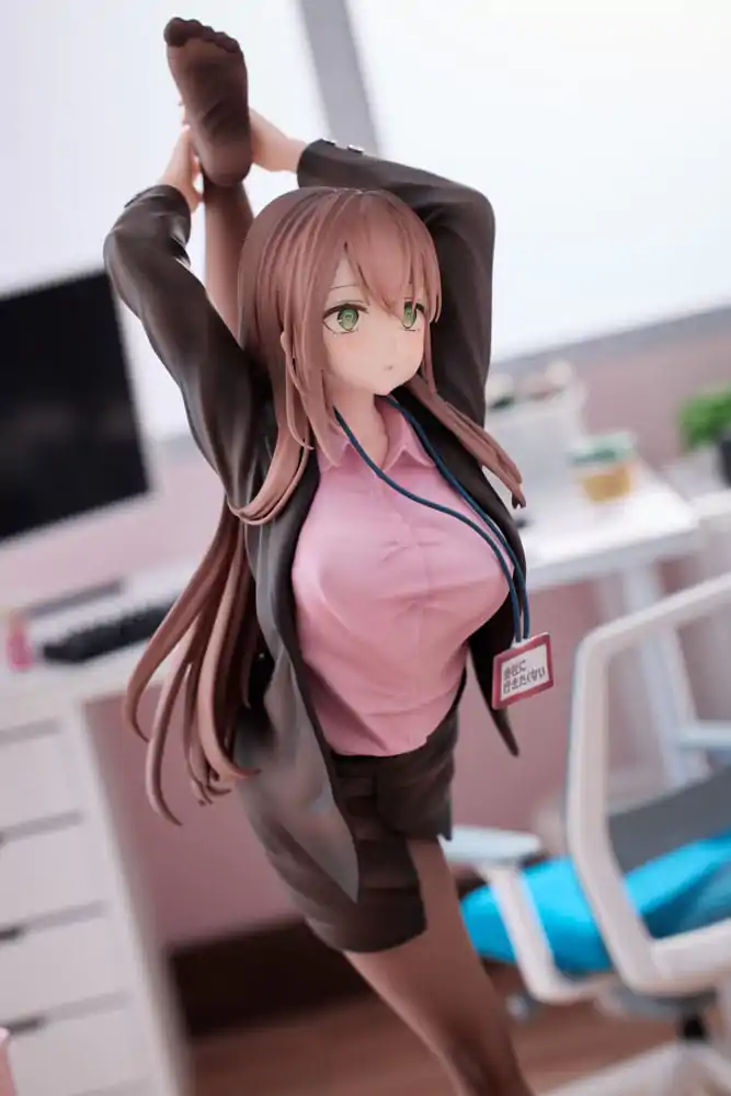 Original Character PVC Statue 1/6 OL-chan Who Doesn't Want to Go to Work Pink Ver. Deluxe Edition 26 cm termékfotó