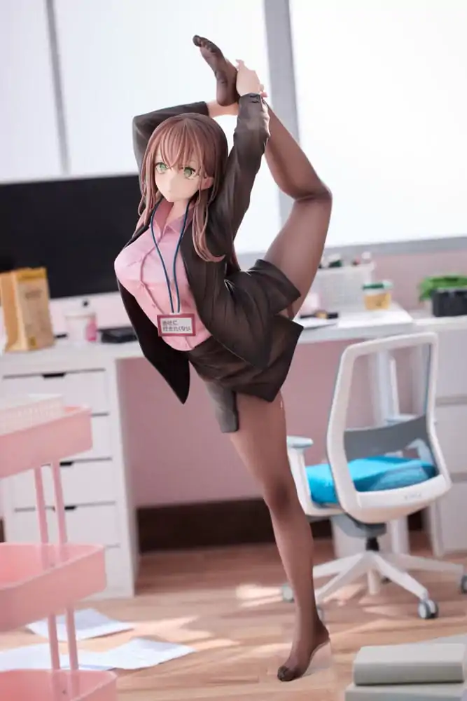 Original Character PVC Statue 1/6 OL-chan Who Doesn't Want to Go to Work Pink Ver. Deluxe Edition 26 cm termékfotó