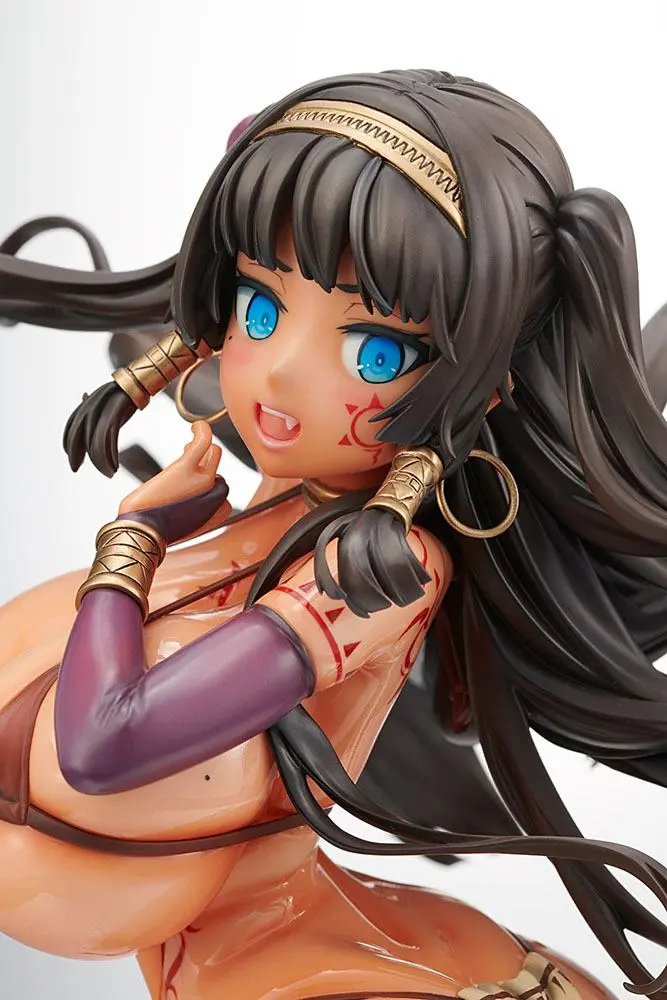 Original Character PVC Statue 1/5 Dai Kasshoku Jidai Shahana Naana Wet Glossy Skin Ver. 23 cm product photo