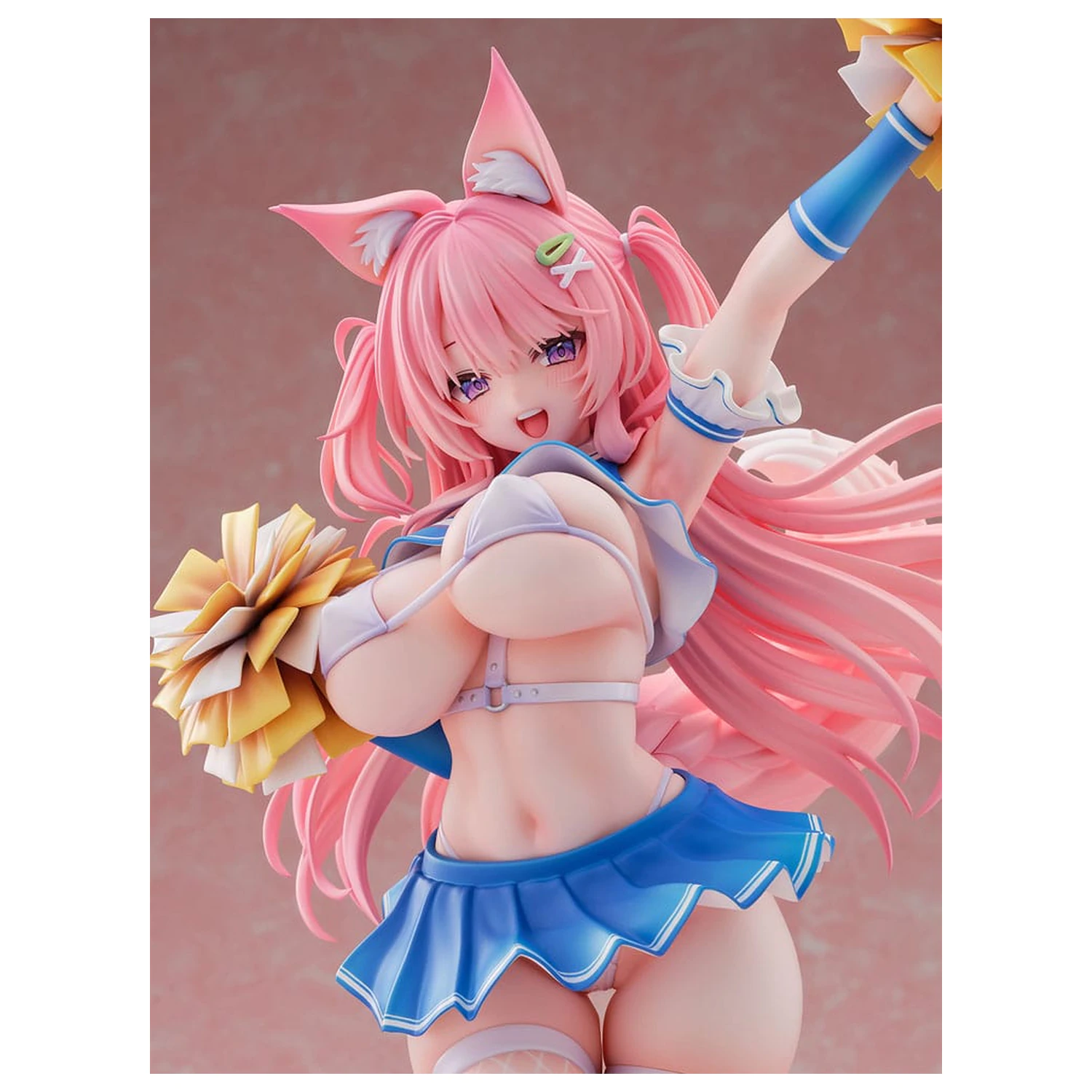 Original Character Statue 1/5 Kemomimi Cheer Girl illustration by Yatanuki Kei DX Version 35 cm        product photo