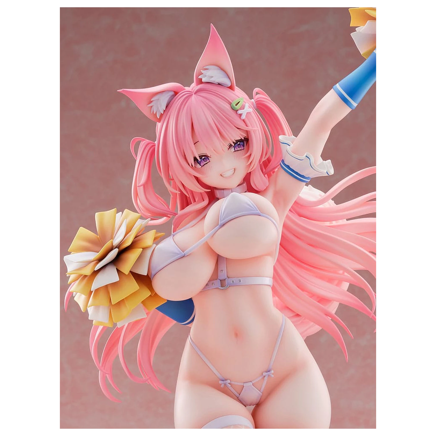 Original Character Statue 1/5 Kemomimi Cheer Girl illustration by Yatanuki Kei DX Version 35 cm        product photo