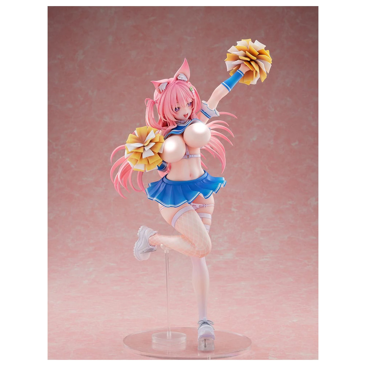 Original Character Statue 1/5 Kemomimi Cheer Girl illustration by Yatanuki Kei DX Version 35 cm        product photo