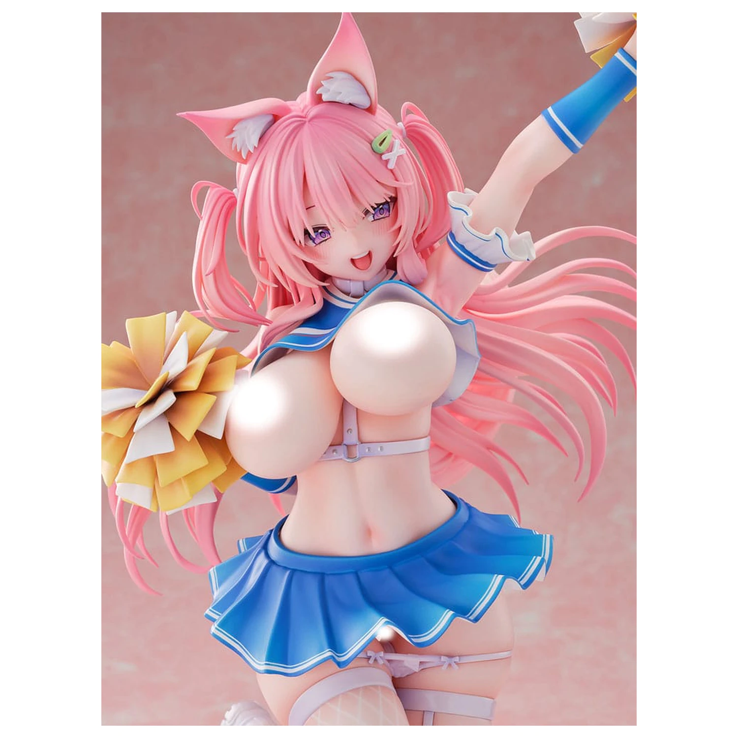 Original Character Statue 1/5 Kemomimi Cheer Girl illustration by Yatanuki Kei DX Version 35 cm        product photo