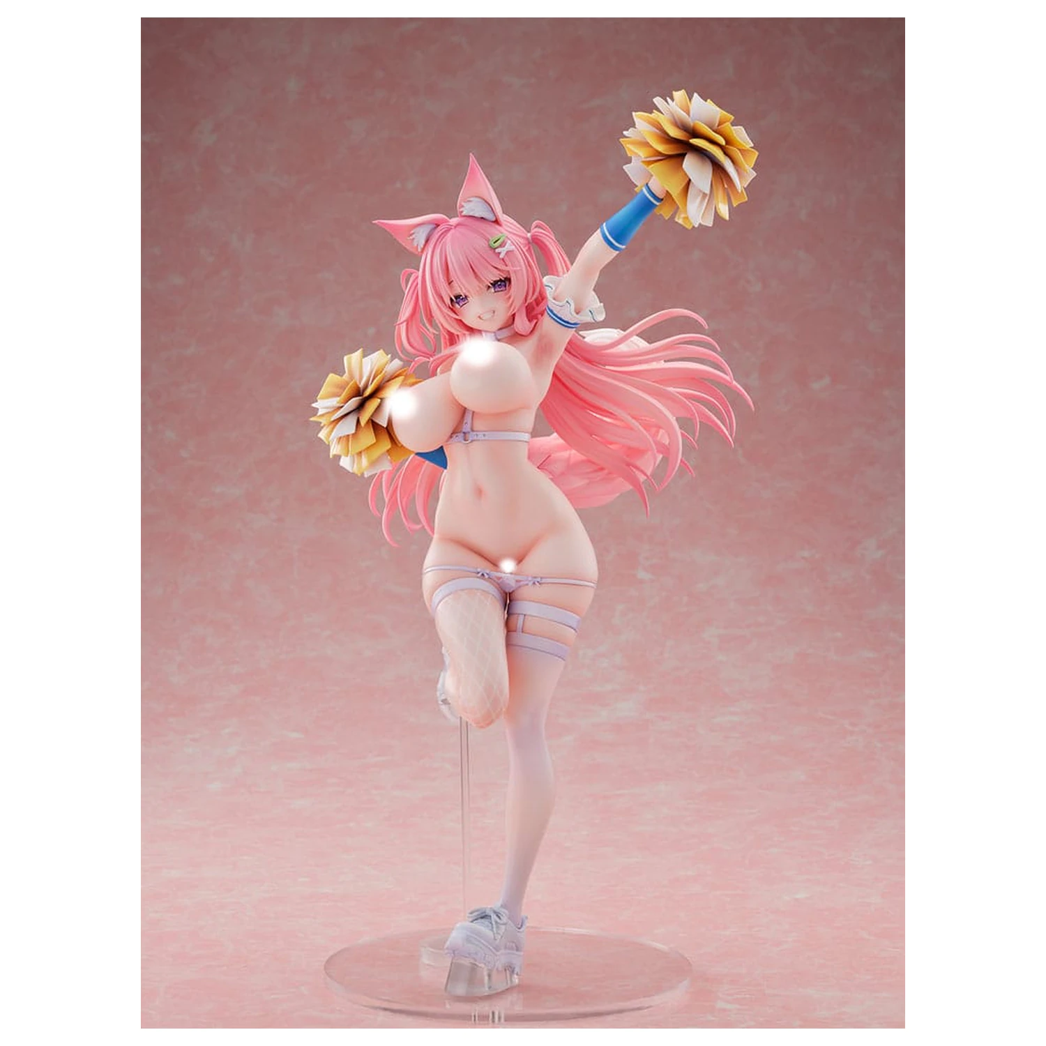 Original Character Statue 1/5 Kemomimi Cheer Girl illustration by Yatanuki Kei DX Version 35 cm        product photo