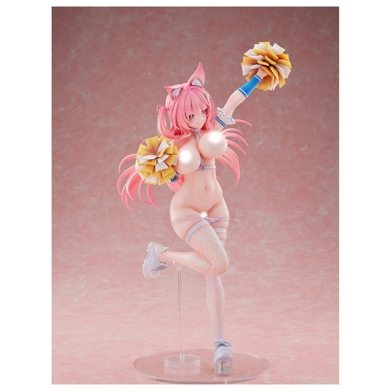 Original Character Statue 1/5 Kemomimi Cheer Girl illustration by Yatanuki Kei DX Version 35 cm        product photo