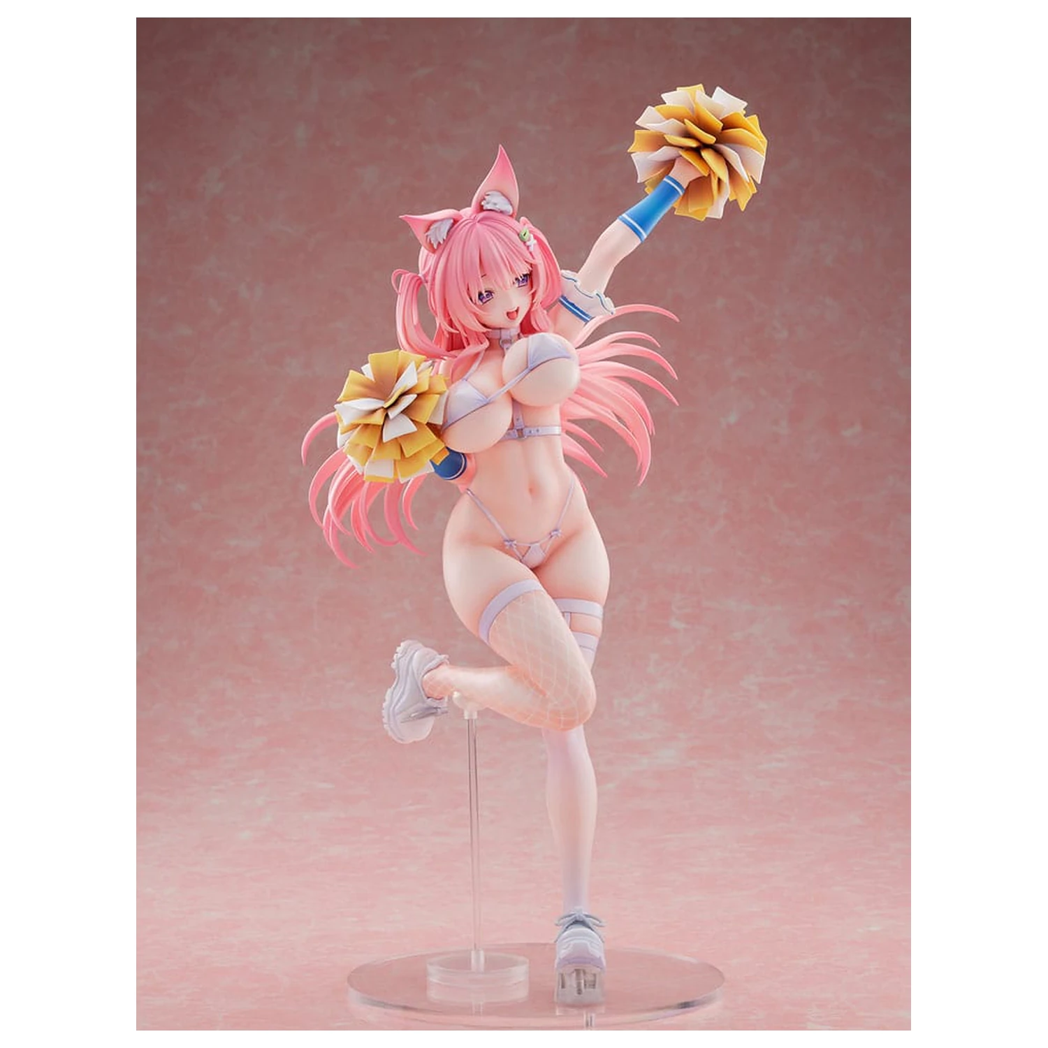 Original Character Statue 1/5 Kemomimi Cheer Girl illustration by Yatanuki Kei 35 cm      product photo