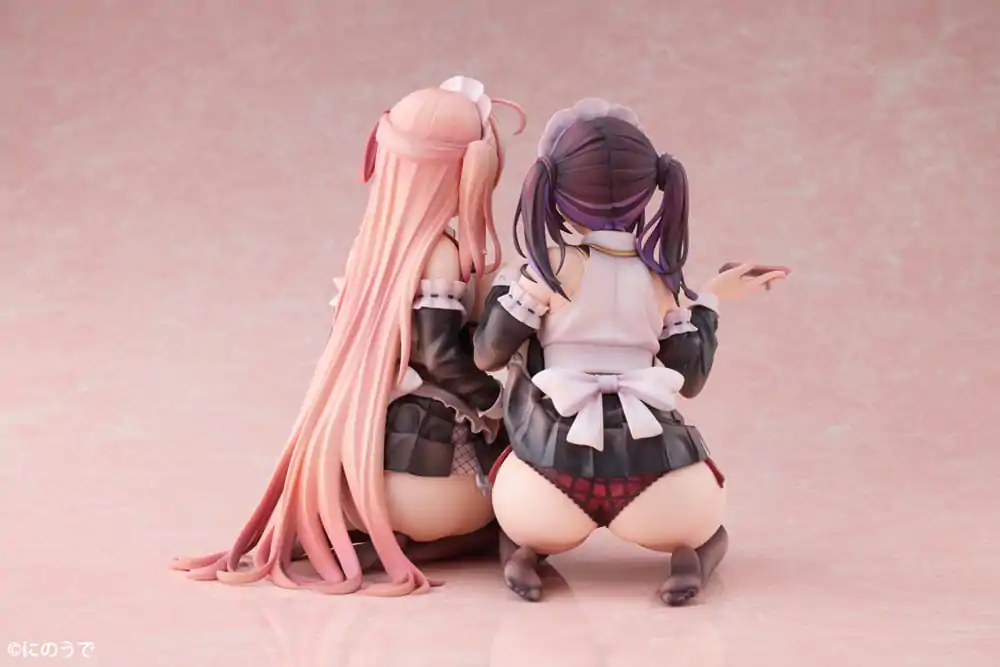 Original Character PVC Statues 1/5 2-Set Koho Miya & Otsuhane Fuwari illustration by Ninoude 18 cm product photo