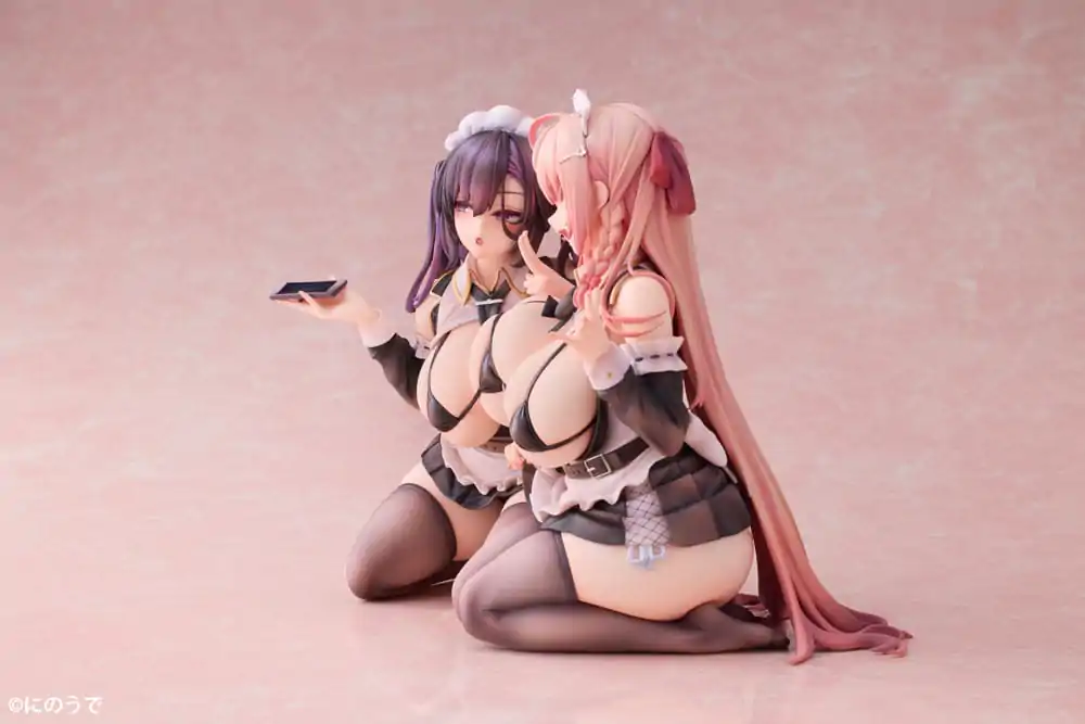 Original Character PVC Statues 1/5 2-Set Koho Miya & Otsuhane Fuwari illustration by Ninoude 18 cm product photo