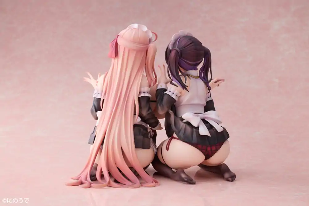 Original Character PVC Statues 1/5 2-Set Koho Miya & Otsuhane Fuwari illustration by Ninoude 18 cm product photo