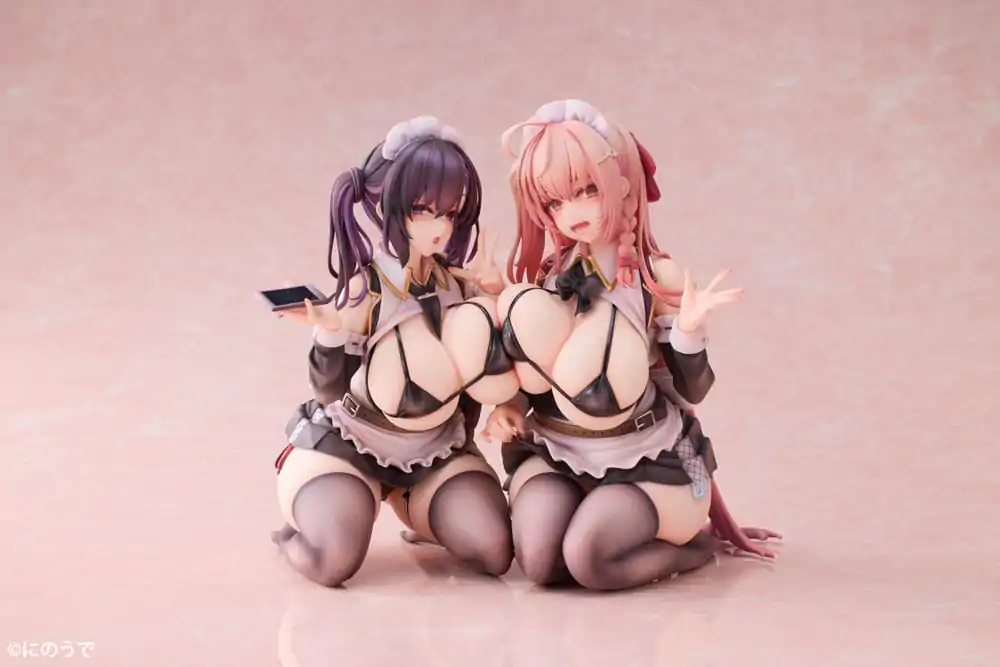 Original Character PVC Statues 1/5 2-Set Koho Miya & Otsuhane Fuwari illustration by Ninoude 18 cm product photo