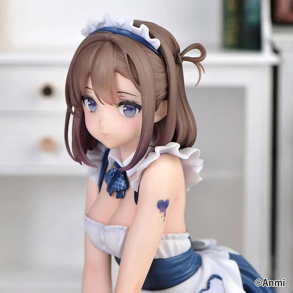 Original Character PVC Statue 1/6 Anmi - Gray Little Duck Maid Ver. 15 cm product photo