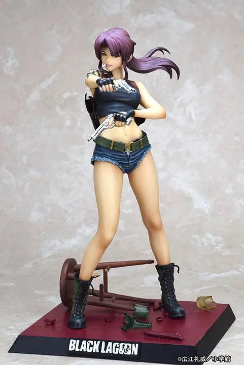 Original Character PVC Statue 1/6 Black Lagoon Revy Two Hand 2022 Ver. A 26 cm product photo