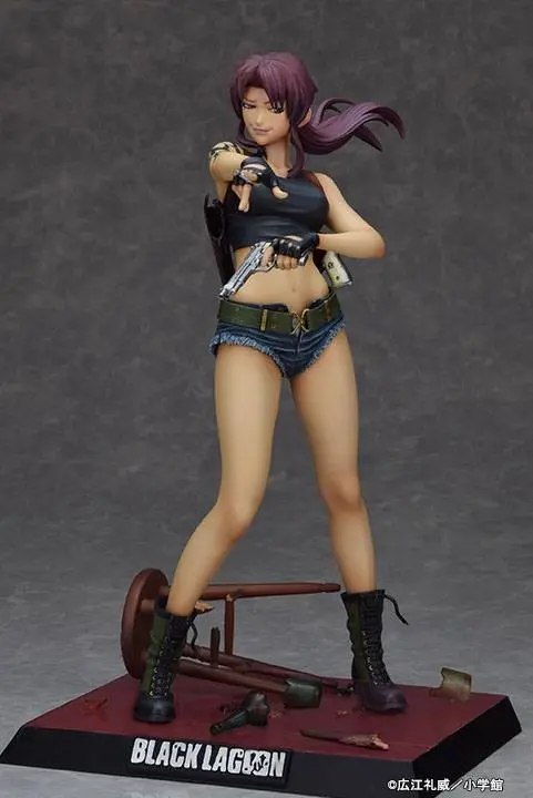 Original Character PVC Statue 1/6 Black Lagoon Revy Two Hand 2022 Ver. B 26 cm product photo