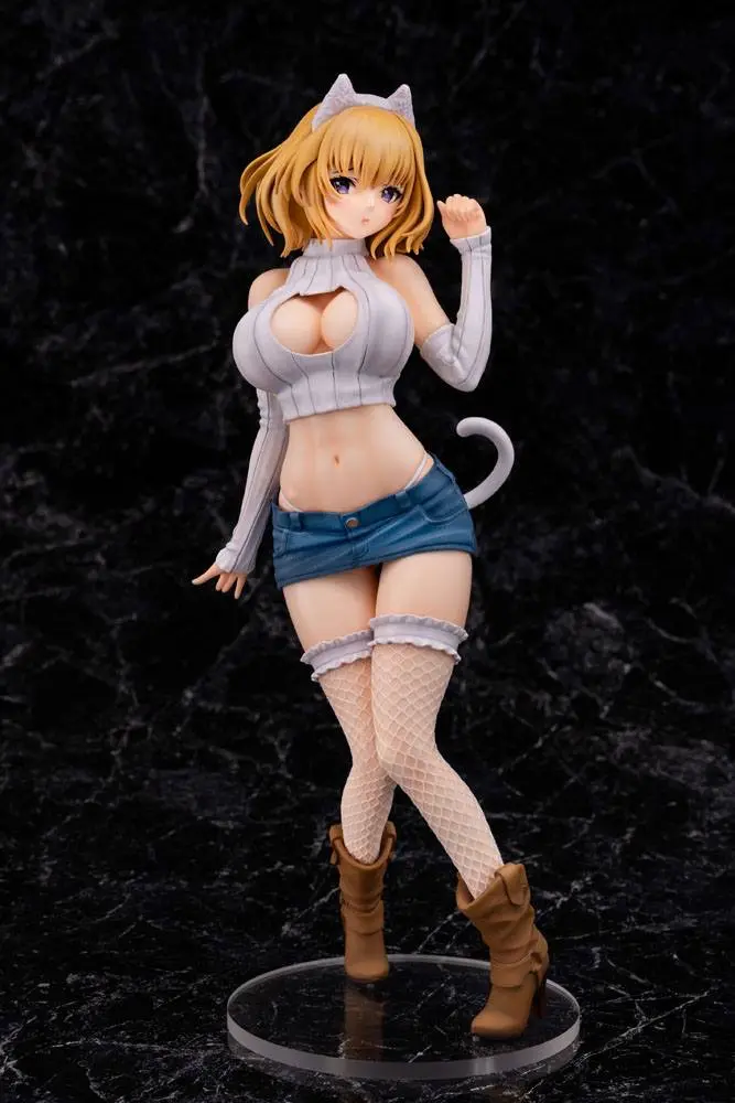 Original Character PVC Statue 1/6 Cat Girl Shironeko Chan 26 cm product photo