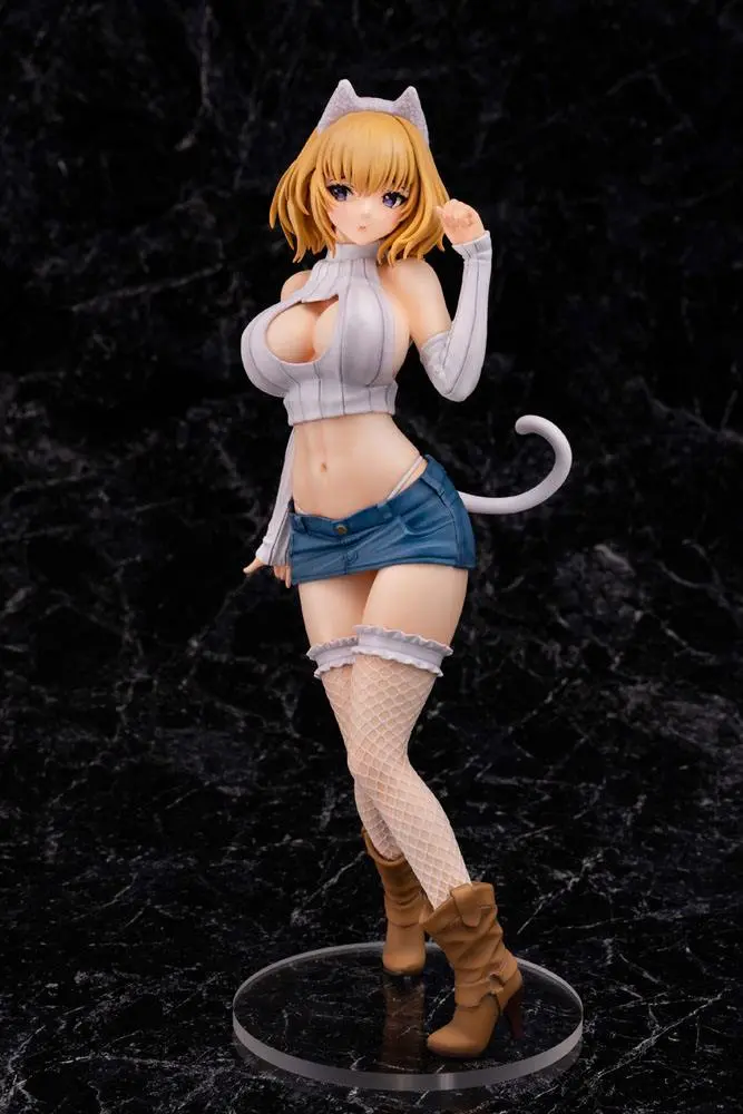 Original Character PVC Statue 1/6 Cat Girl Shironeko Chan 26 cm product photo