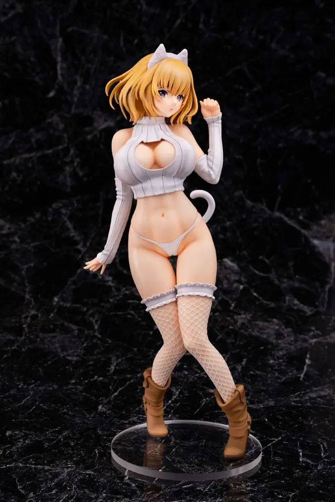Original Character PVC Statue 1/6 Cat Girl Shironeko Chan 26 cm product photo
