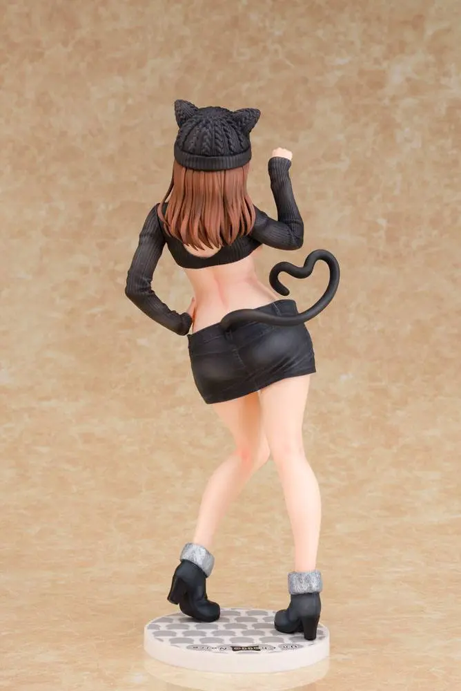 Original Character PVC 1/6 Cat-ish Girl Kuroneko-chan Illustration by Matarou 27 cm product photo