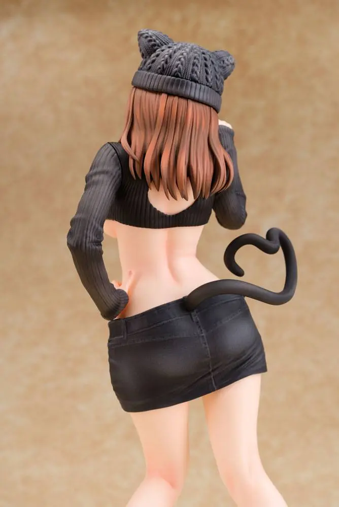 Original Character PVC 1/6 Cat-ish Girl Kuroneko-chan Illustration by Matarou 27 cm product photo