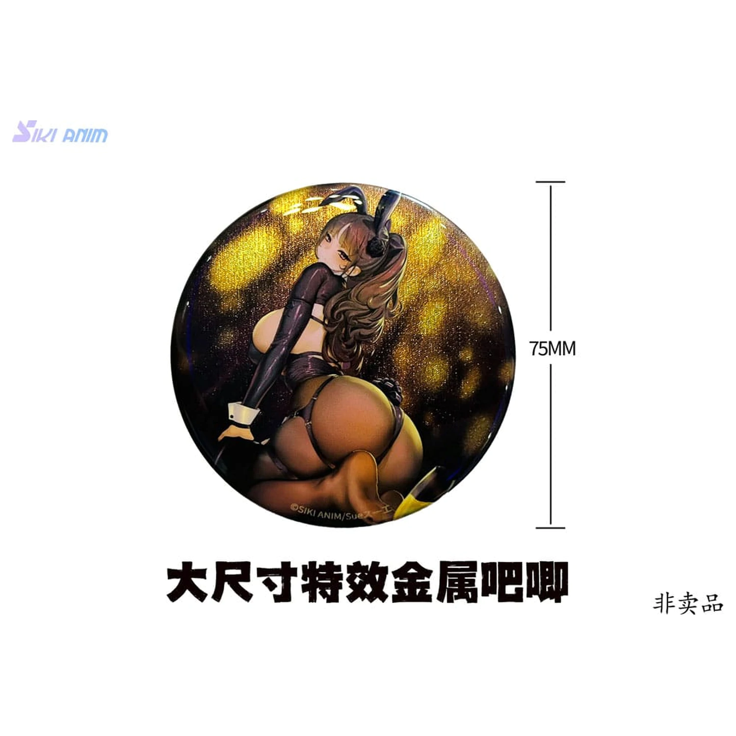 Original Character PVC Statue 1/6 Champagne and Bunny Girl Rose Black Stocking Ver. 31 cm  product photo