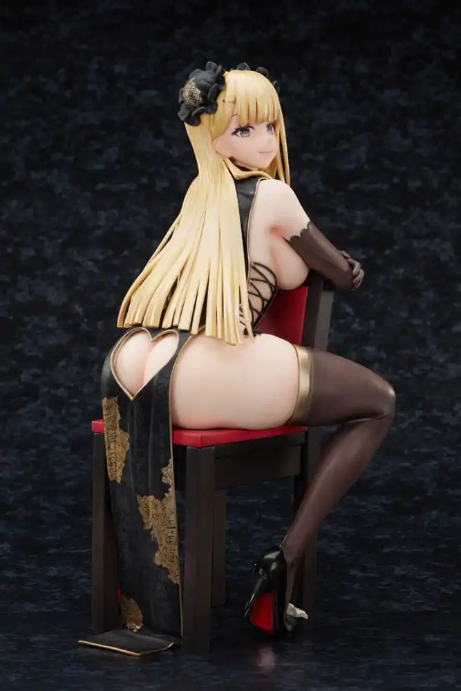 Original Character Statue 1/6 China Girl Black Ver. Illustrated by oekakizuki 20 cm product photo