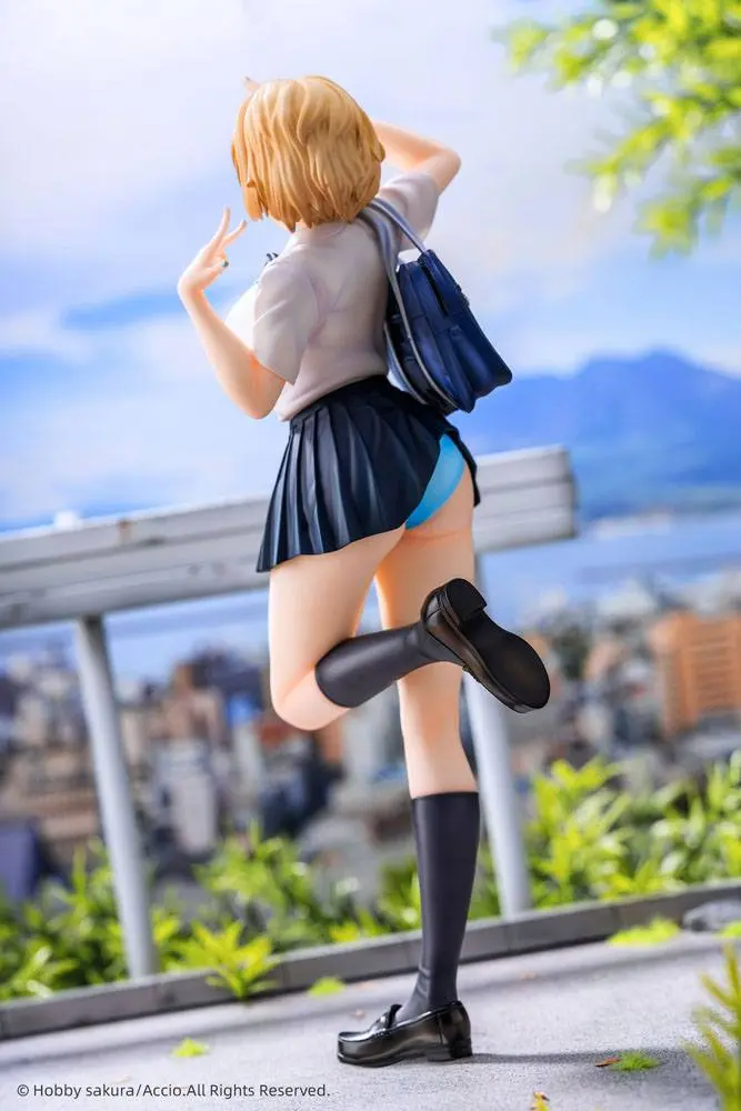Original Character PVC Statue 1/6 Chiyoko Atsumi Blue Panty Ver. 25 cm product photo