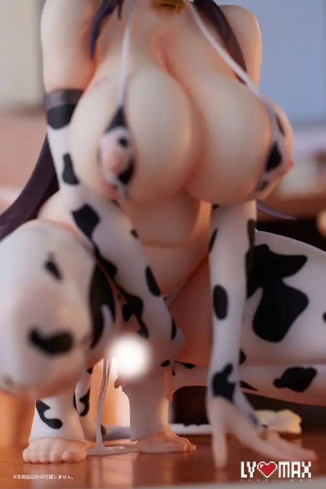 Original Character PVC Statue 1/6 Cow Pattern Bikini Senpai Kokufu 16 cm product photo