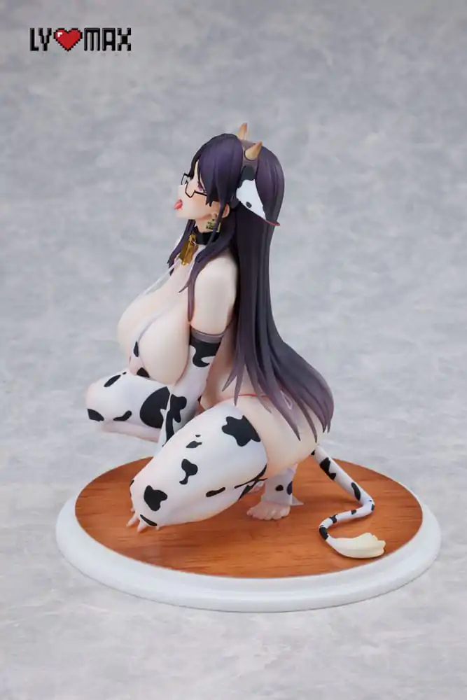 Original Character PVC Statue 1/6 Cow Pattern Bikini Senpai Kokufu 16 cm product photo