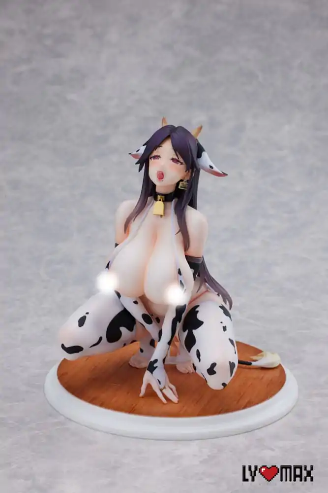 Original Character PVC Statue 1/6 Cow Pattern Bikini Senpai Kokufu 16 cm product photo