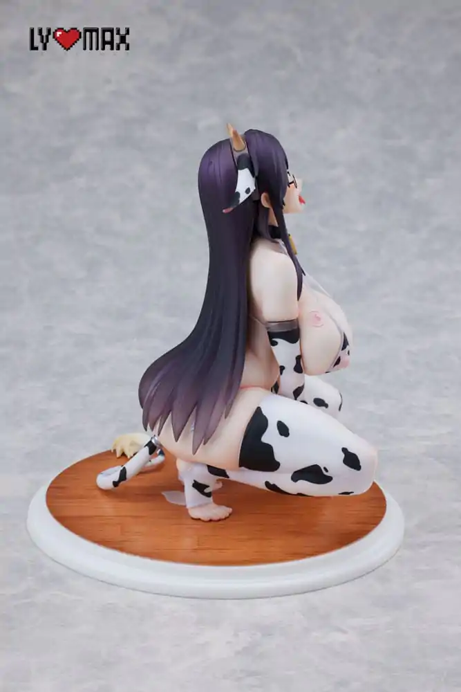Original Character PVC Statue 1/6 Cow Pattern Bikini Senpai Kokufu 16 cm product photo