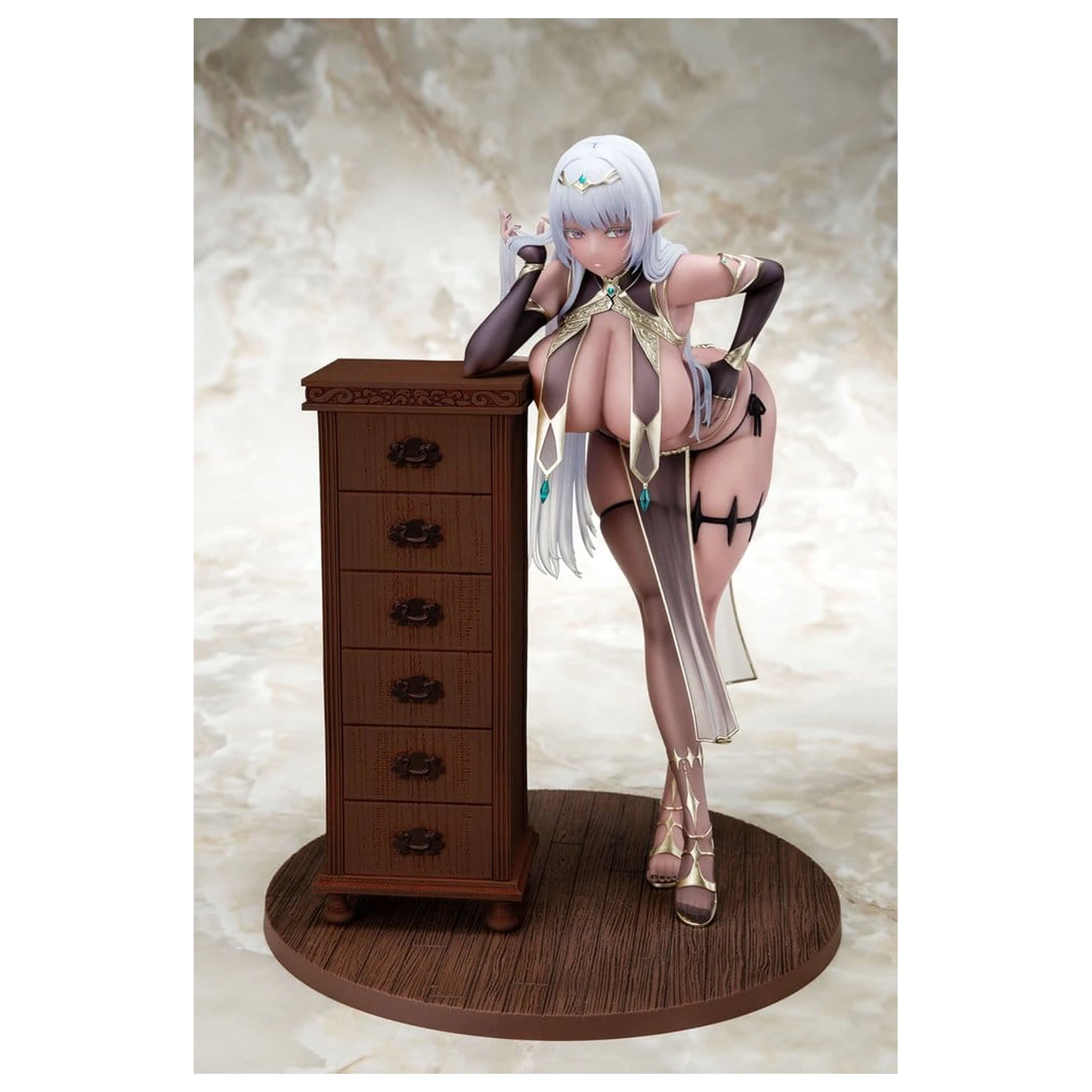 Original Character PVC Figure 1/6 Dark Erofu illustration by oekakizuki 26 cm product photo