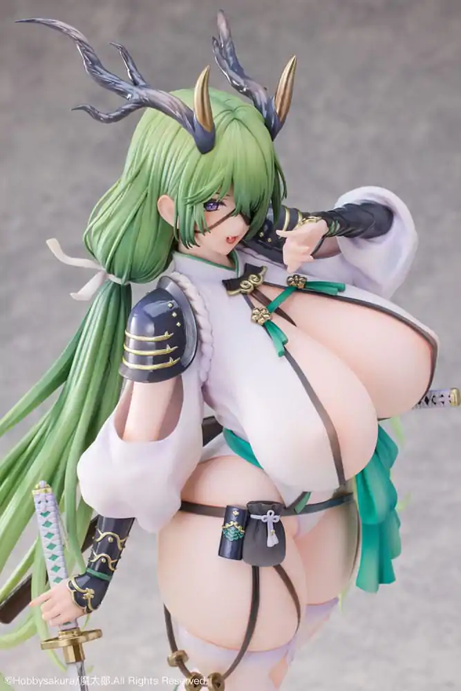 Original Character PVC Statue 1/6 Dokuganryu-chan Illustrated by Mataro 30 cm termékfotó