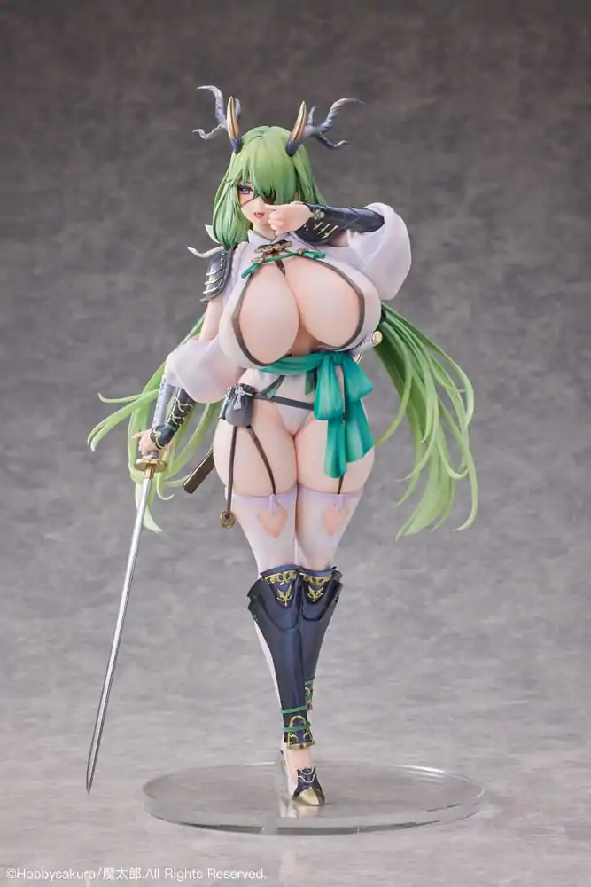 Original Character PVC Statue 1/6 Dokuganryu-chan Illustrated by Mataro 30 cm termékfotó