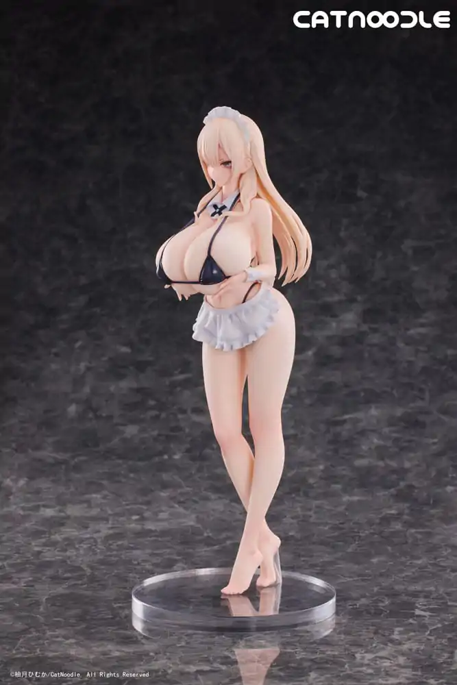 Original Character PVC Statue 1/6 Dosukebe Bikini wo Kitekureru Juujun na Maid-san Illustration by Himuka Yuzuki 27 cm product photo