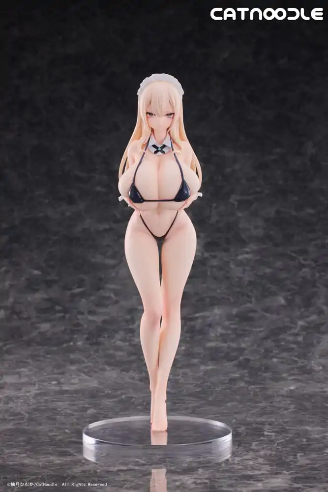 Original Character PVC Statue 1/6 Dosukebe Bikini wo Kitekureru Juujun na Maid-san Illustration by Himuka Yuzuki 27 cm product photo
